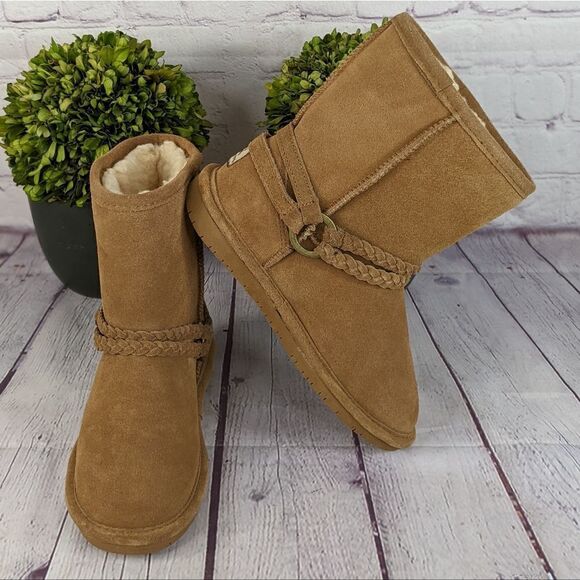 Bearpaw Adele Youth Suede Boots - Picture 1 of 10